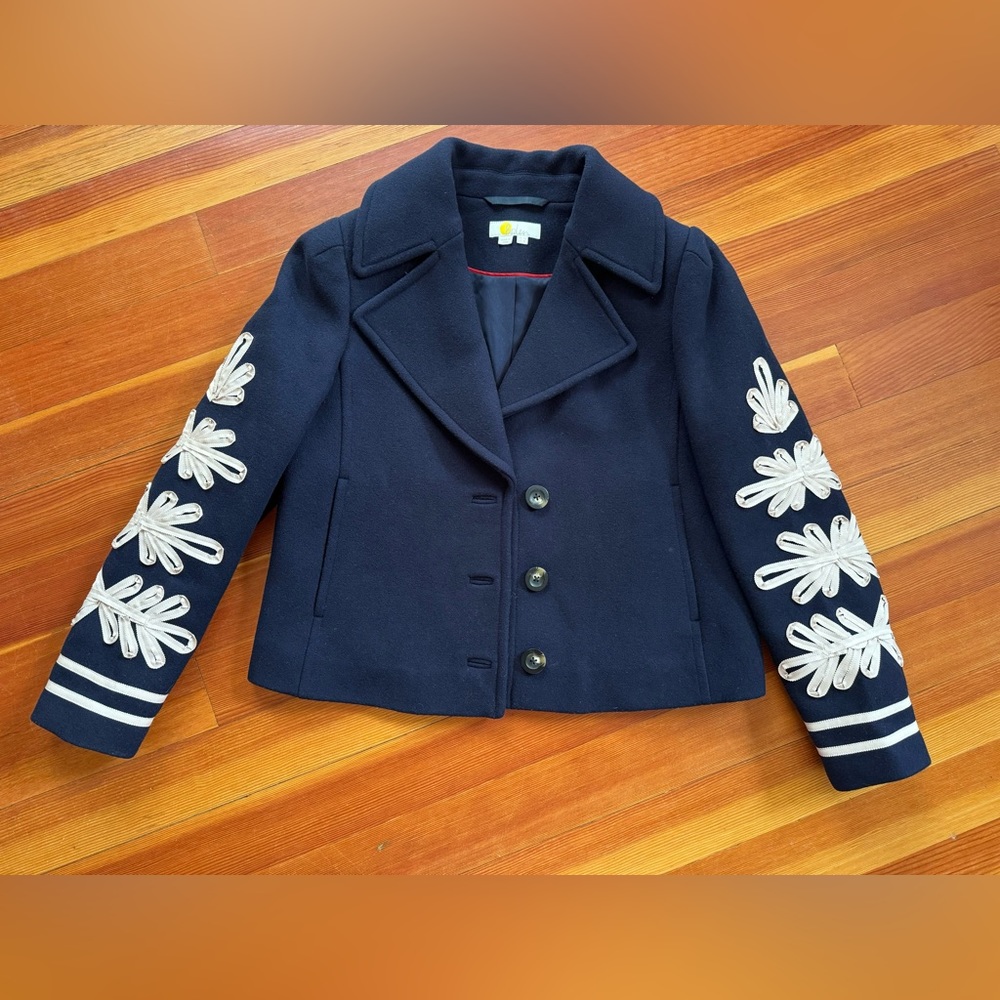 Boden - Canterbury Jacket - Navy Wool Coat